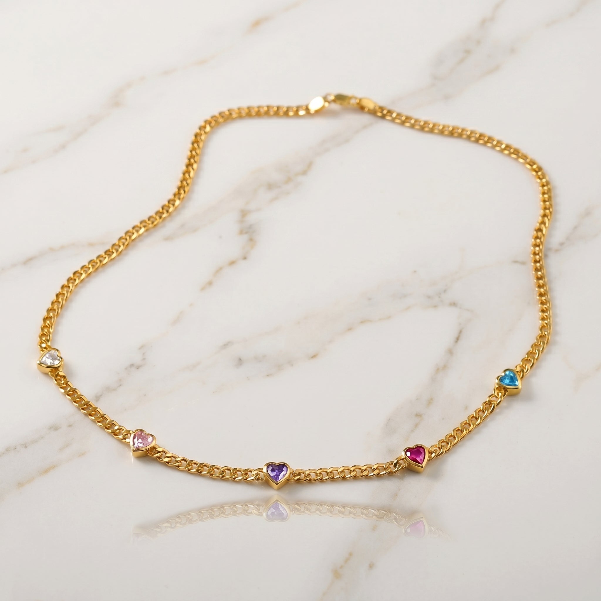 JWH personalized birthstone Necklace